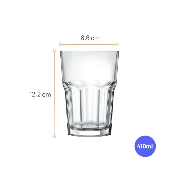Kit 6 Copo Bristol Long Drink 410ml Nadir Figueiredo - Imagem 3