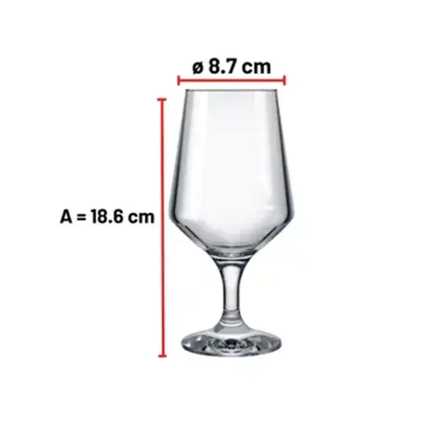 6 Taças Brunello para Cerveja 400ml Nadir - Imagem 3