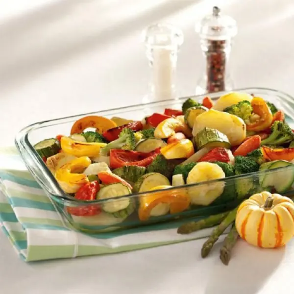 Kit 6 Assadeira Retangular 2,9L Grande Marinex - Imagem 1