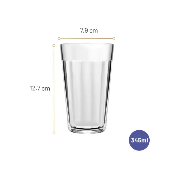 6 Copos Americano 345ml Nadir Figueiredo - Imagem 3