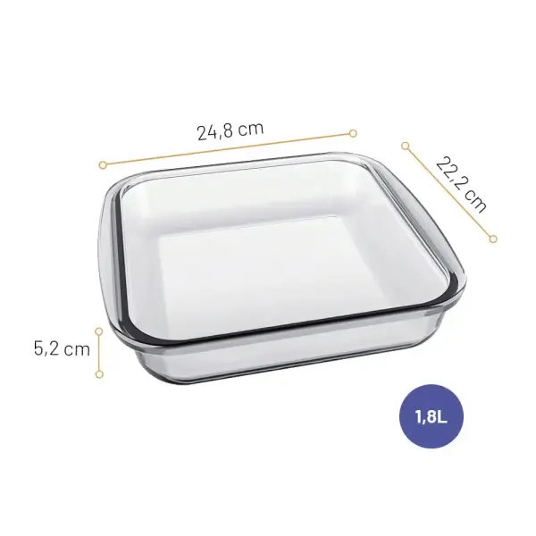 Assadeira Quadrada Clássica Marinex 1,8L - Imagem 3