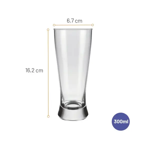 24 Copos para Cerveja Lager SM 300ml - Imagem 3